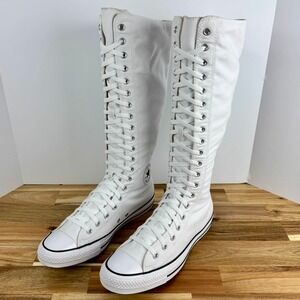 NWOT Converse Chuck Taylor All Star XXHi White Knee High Sneaker Boots Womens 14